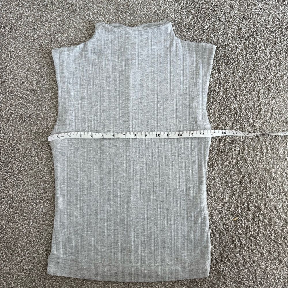 FREE PEOPLE | Sleeveless Ribbed Mockneck Knit Top - Picture 6 of 7